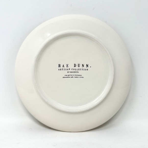 Rae Dunn Set of 4 Easter/Spring Appetizer/Dessert Plates With Easter Designs - Picture 8 of 10